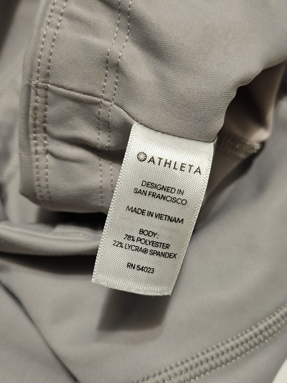 Athleta Contender Aero Ombre Neutral Tone Breathable Laser Cut Leggings Tight - Picture 7 of 9